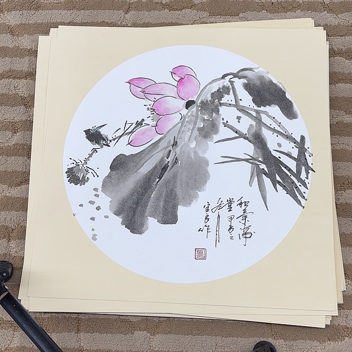 国画花鸟的故事和生活38.38