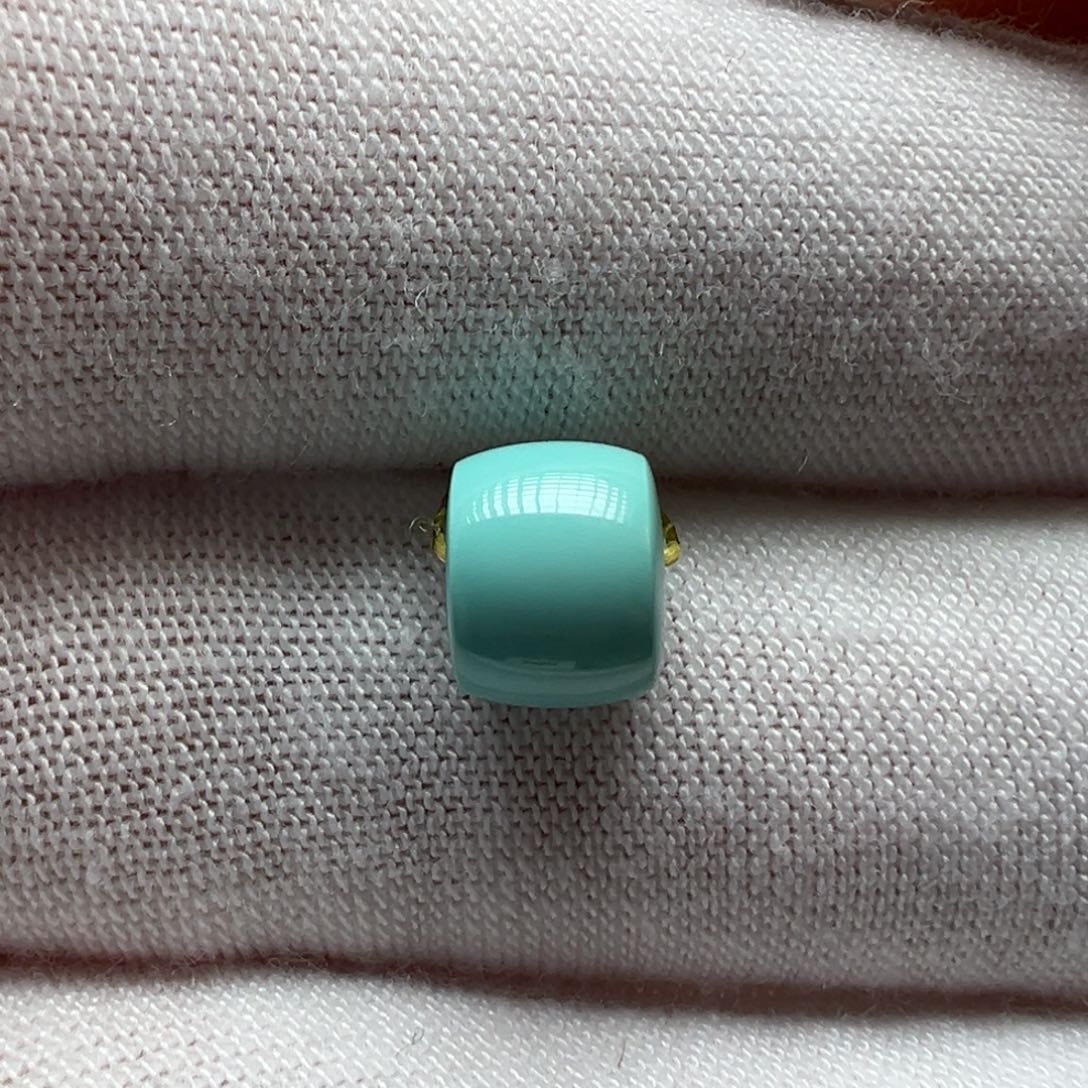绿松石未镶嵌配饰7.5*6.1mm