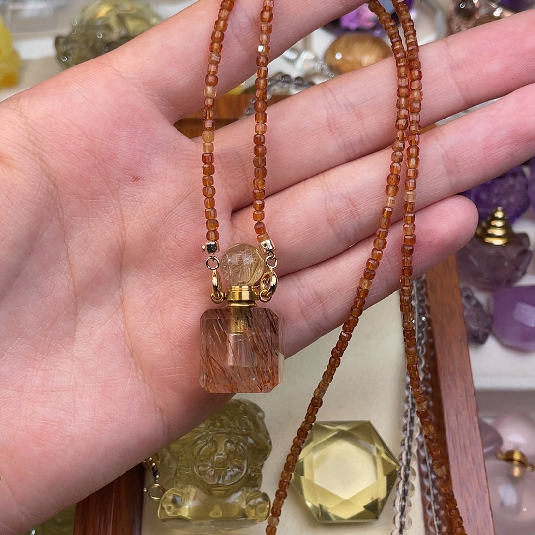 水晶颈饰未镶嵌姜*天然水晶吊坠774