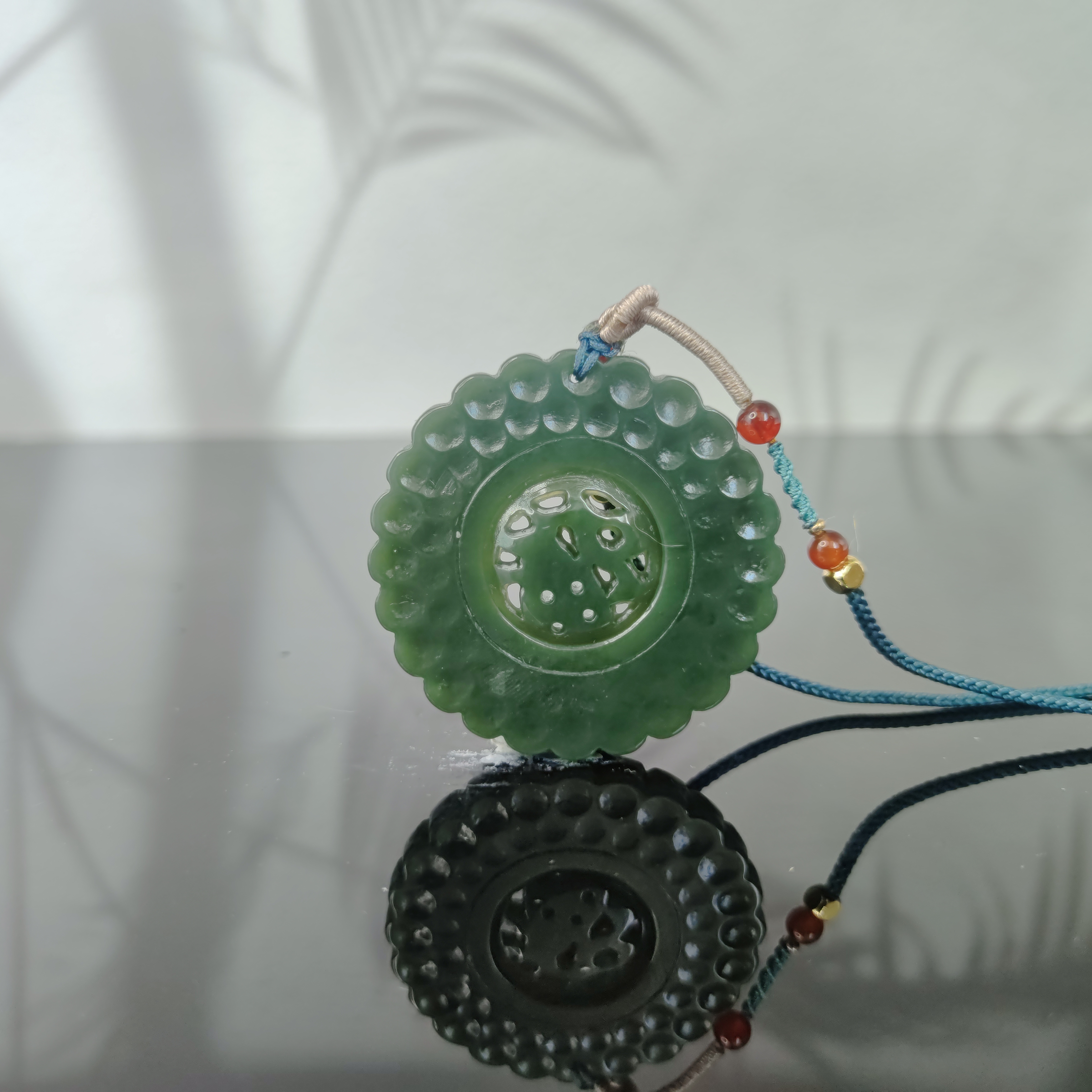 H和田玉时来运转吊坠0047