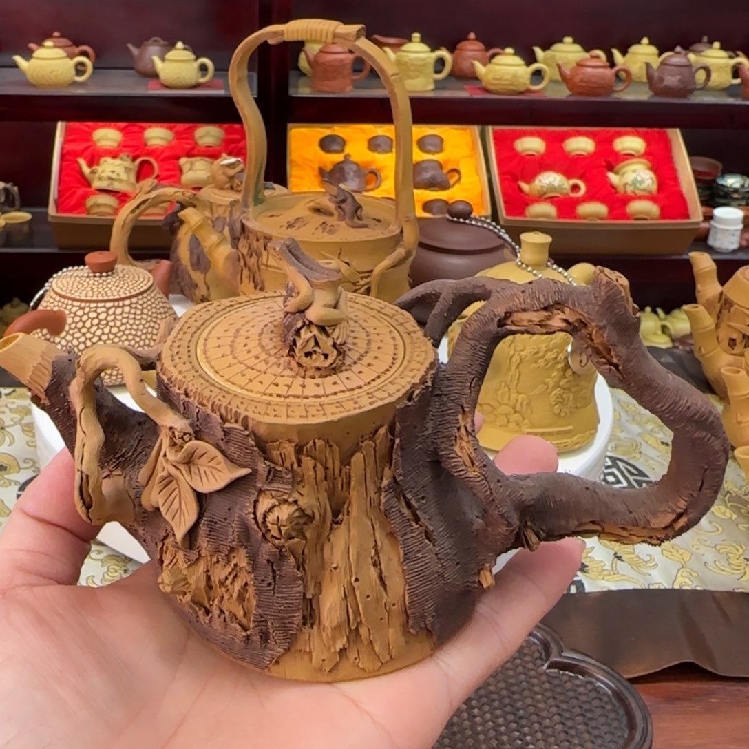 【闪购商品】紫砂茶壶枯木逢春
