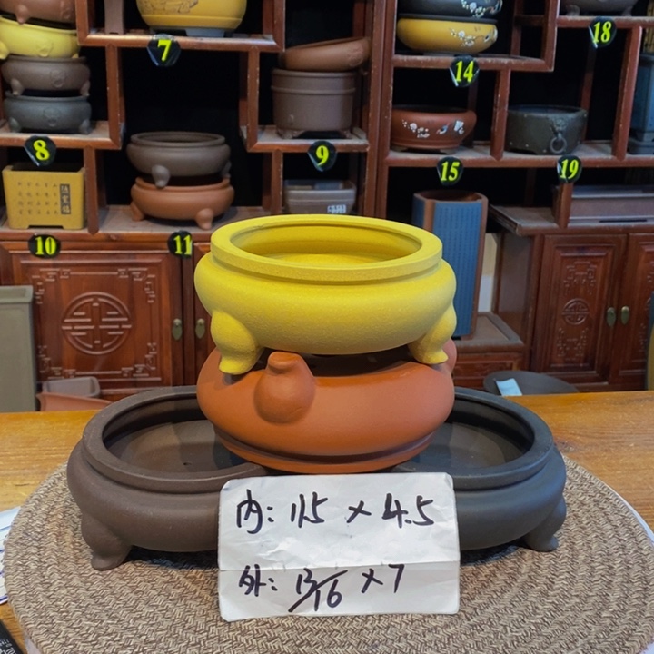 紫砂花盆紫砂花盆
