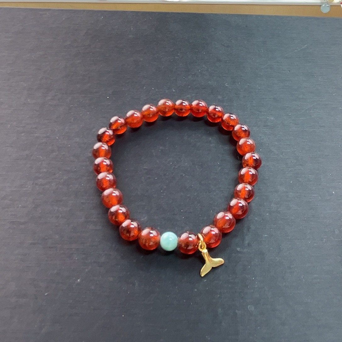 手链未镶嵌水晶石榴石手串