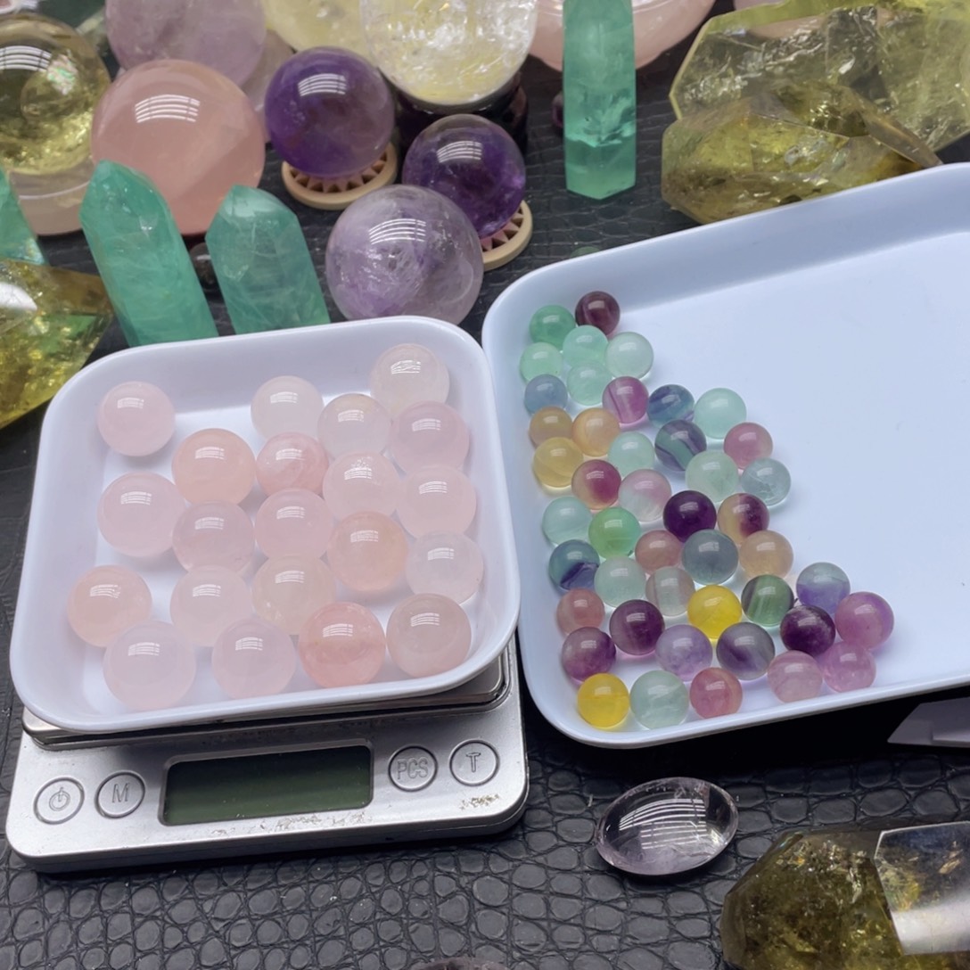 洛***金水晶珠宝半成品未镶嵌12