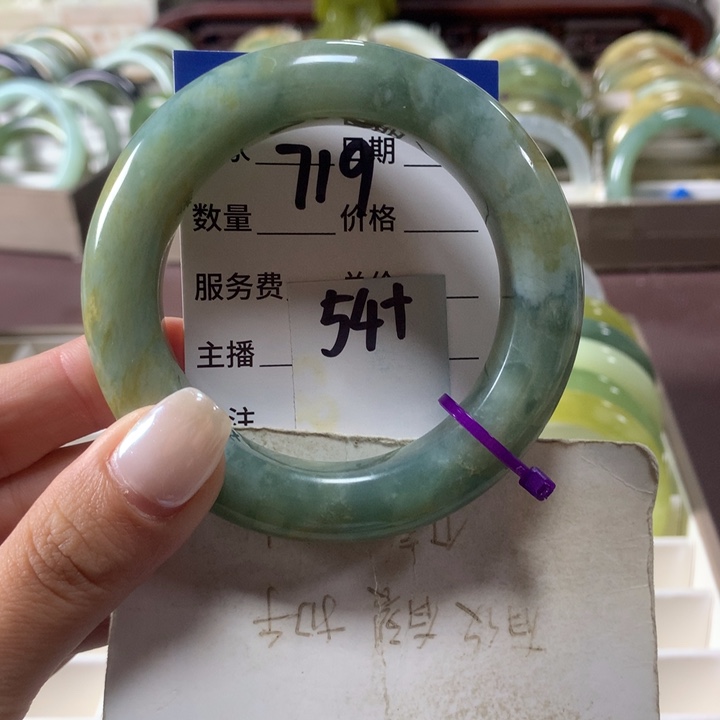 未镶嵌蛇纹石玉手镯719