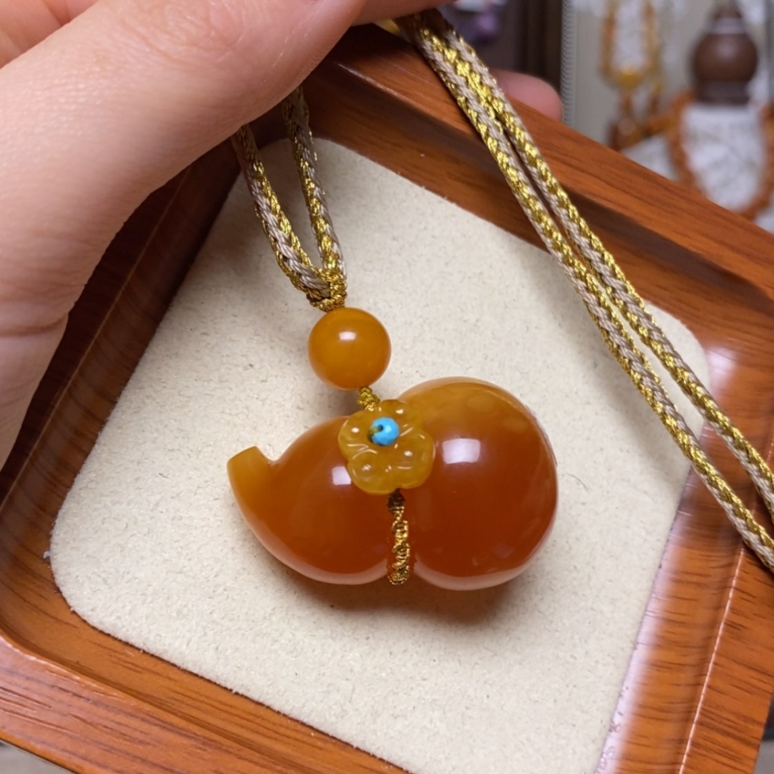 【闪购商品】蜜蜡颈饰未镶嵌项链