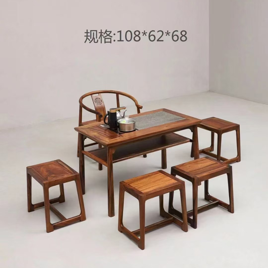 新中式家用实木家具现场专拍链接