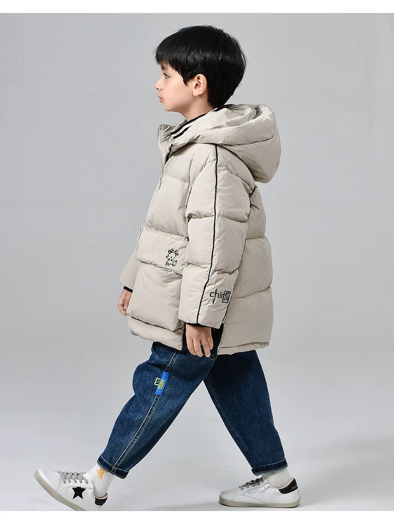 某雅家  刺绣小鹿儿童羽绒服断码清仓