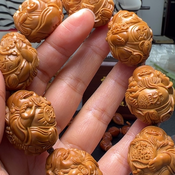橄榄核吊坠花**圆橄榄核