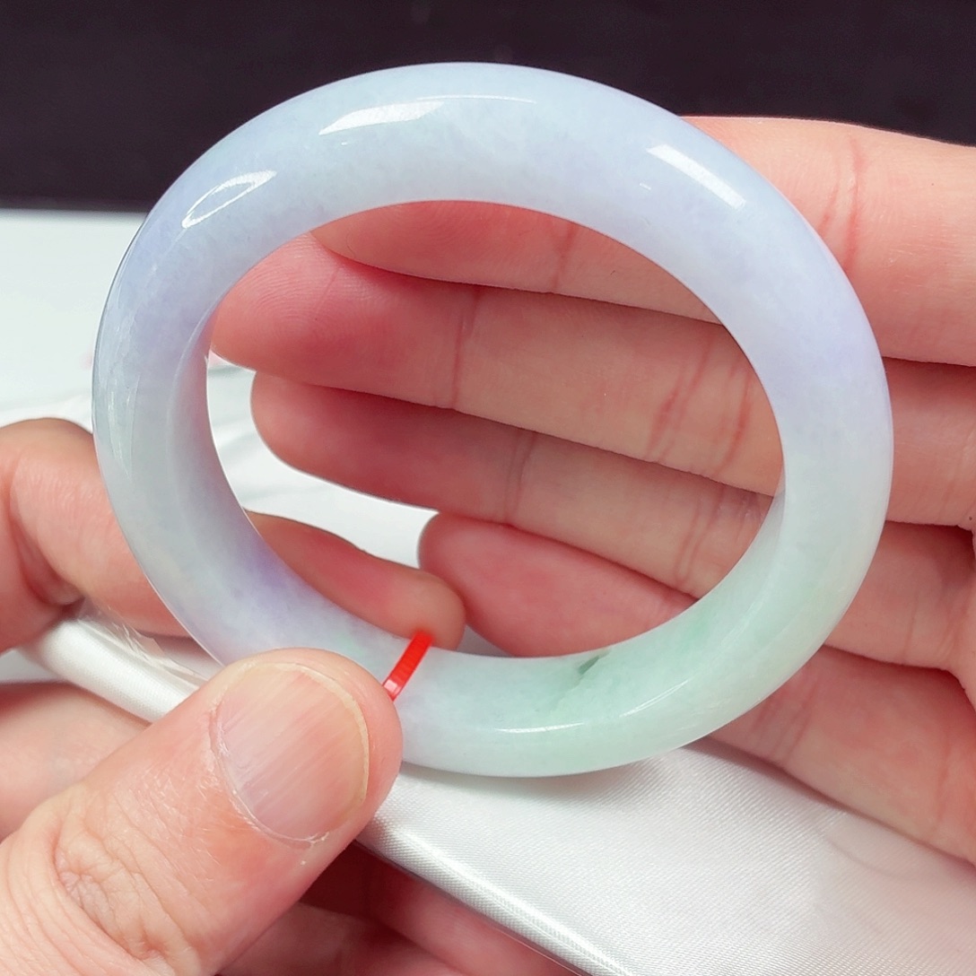 翡翠未镶嵌手镯52.3圈