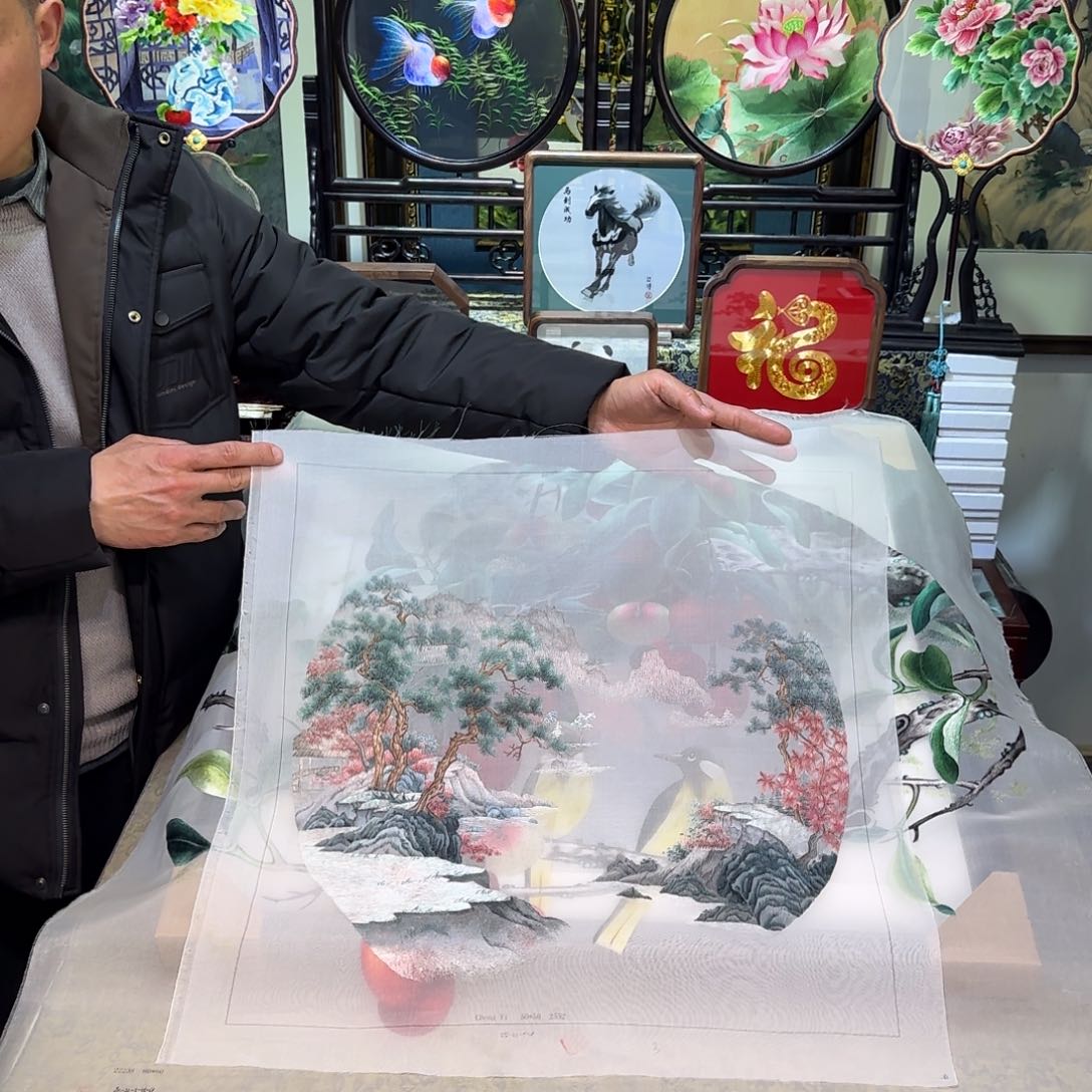 刺绣刺绣工艺精湛