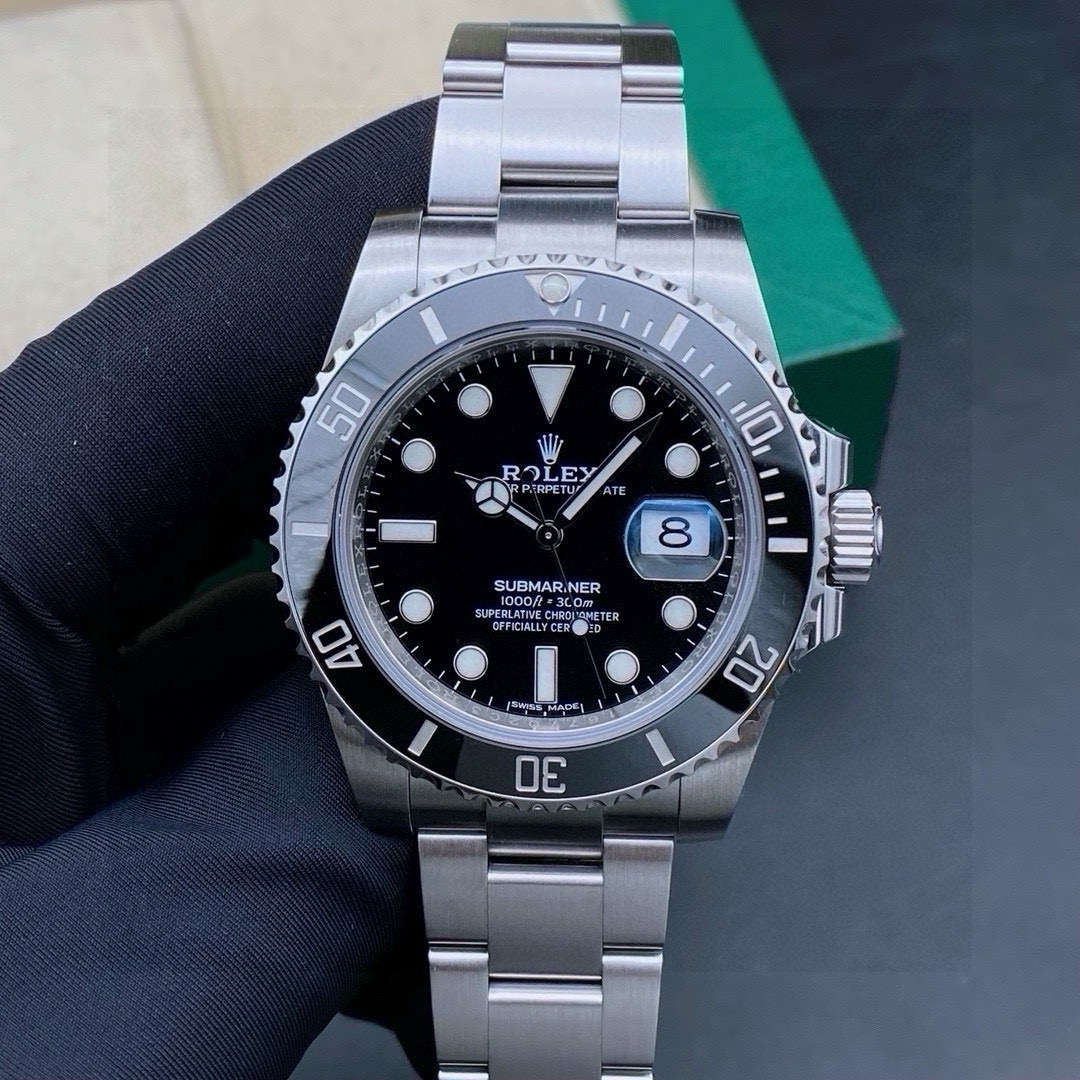 99新 Rolex/劳力士 潜航者116610/黑盘/机械男表/16年全套/表径40