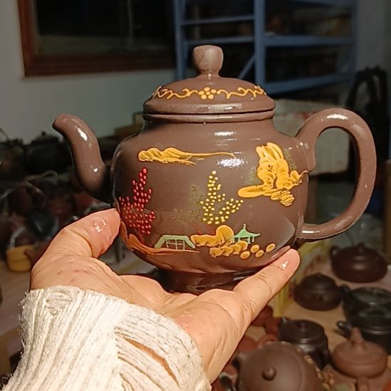 紫砂茶杯紫砂壶手工制作