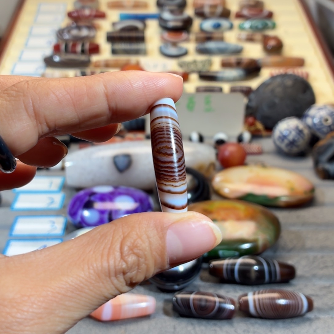 日***飒玛瑙/玉髓合金颈饰