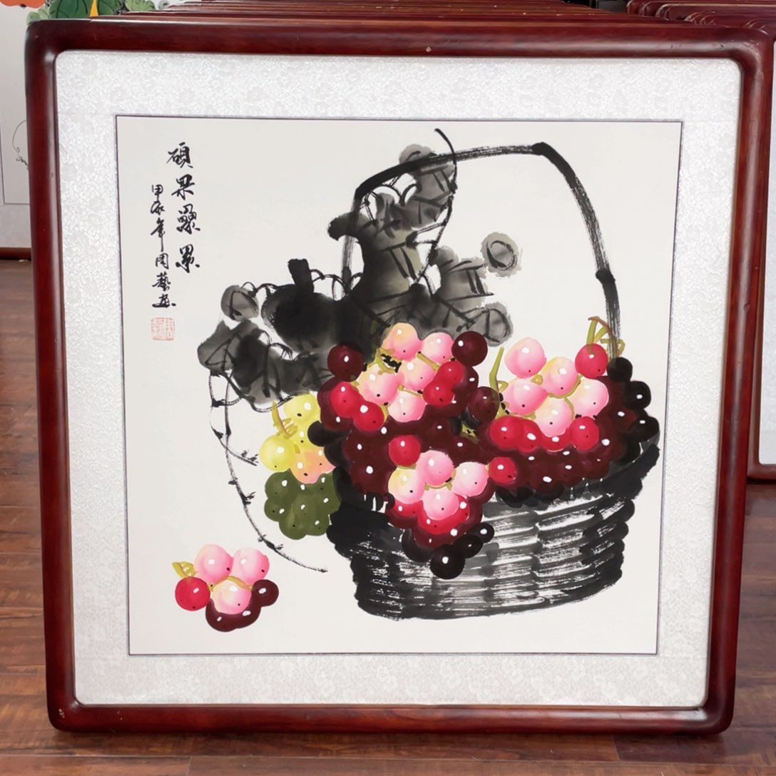 国画带框尺寸63*63厘米