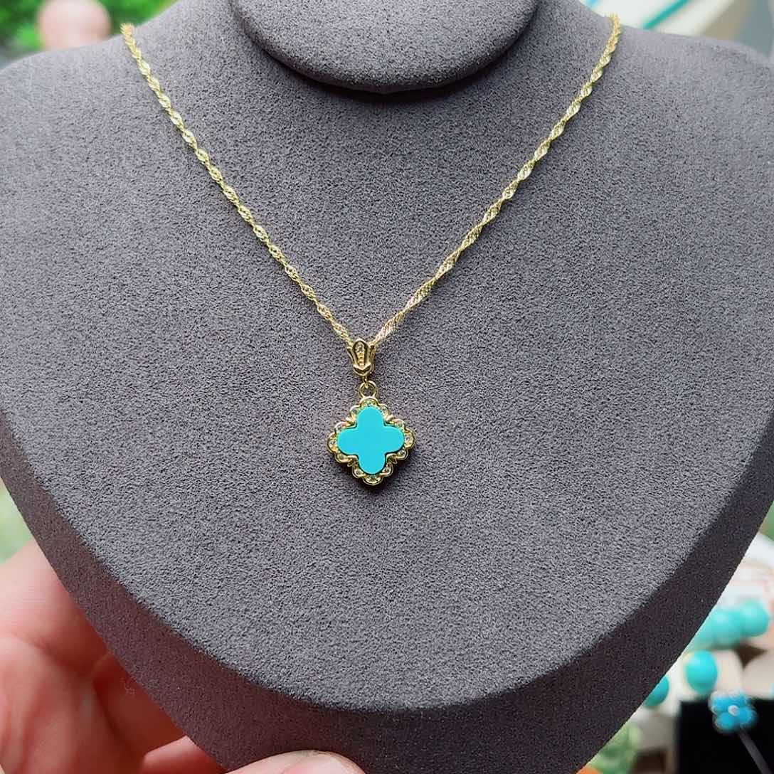 绿松石未镶嵌颈饰