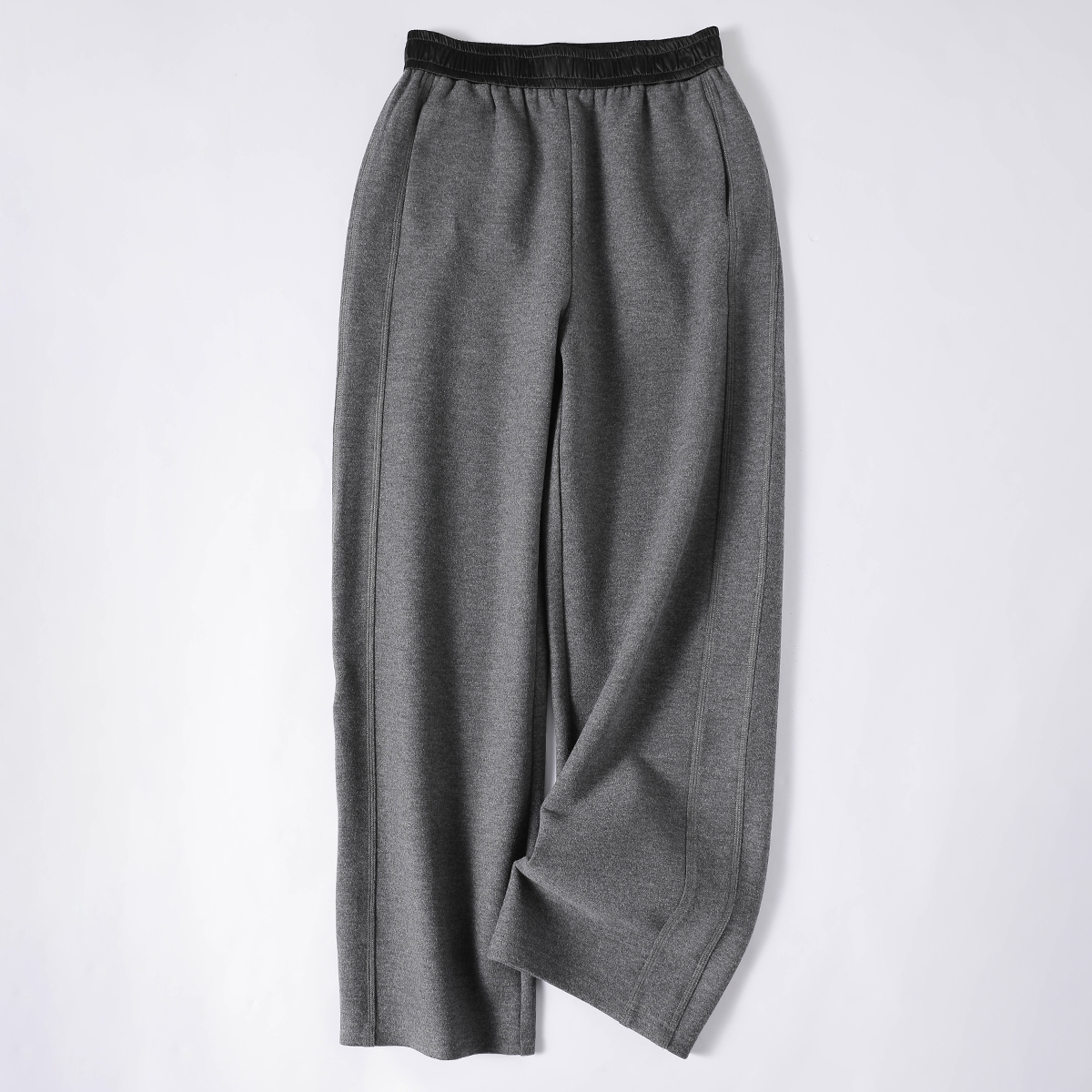 58759 品质柜货！精裁！女士冬款简约时尚百搭高腰纯色保暖休闲裤