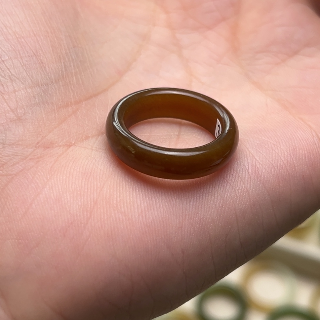 和田玉（糖玉）未镶嵌戒指