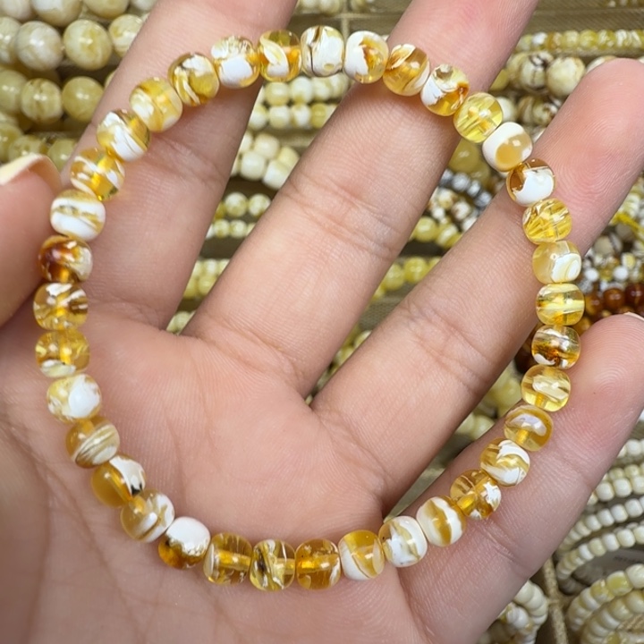 琥珀未镶嵌手绳5.5m