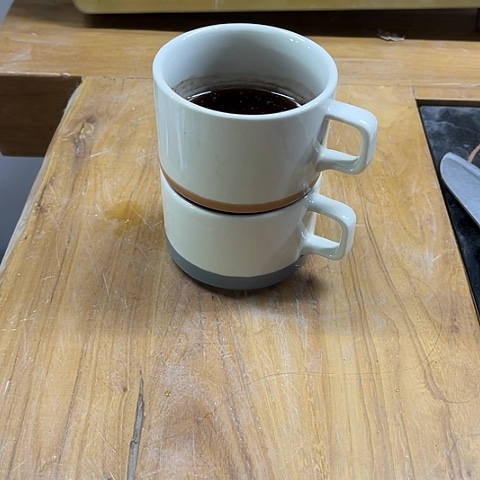 微瑕，不能明火，口径8，高5，4个杯子默认发