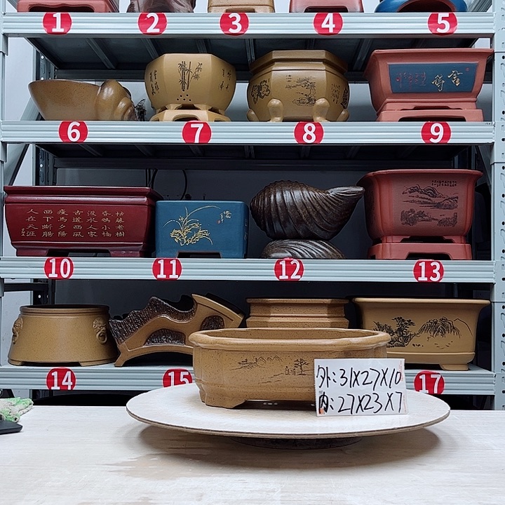 紫砂花盆紫砂花盆