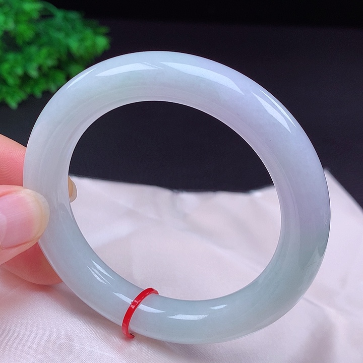 翡翠未镶嵌手镯56圈口437009