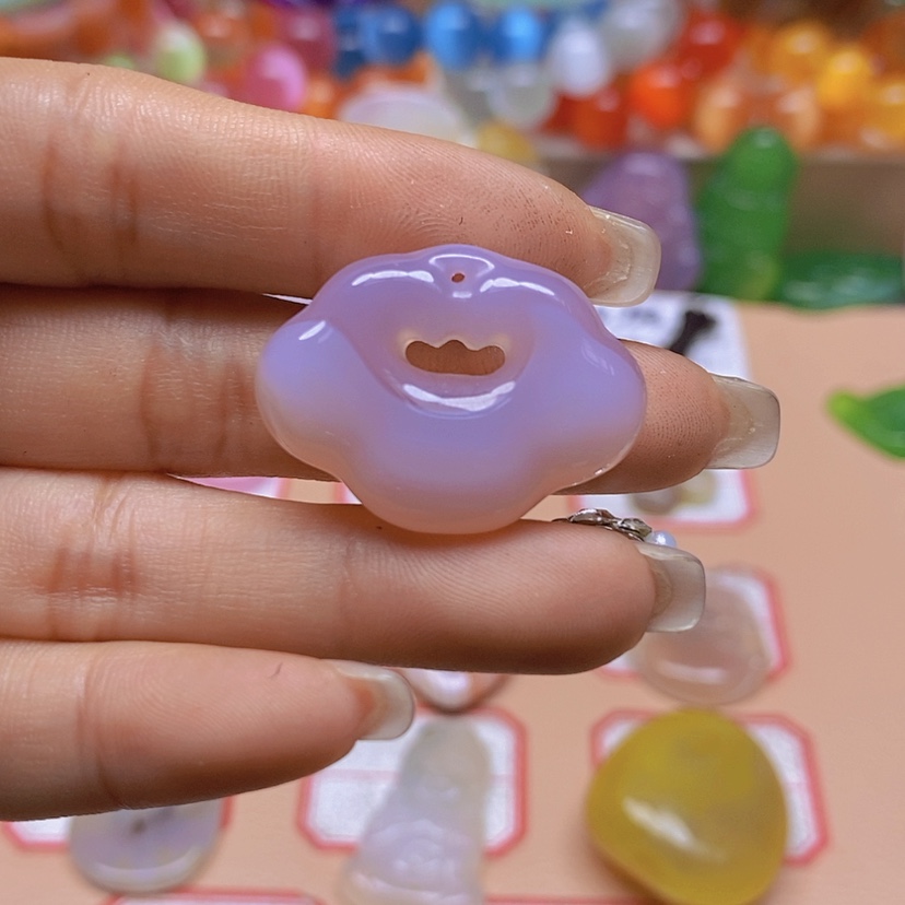 【闪购商品】玛瑙/玉髓玉牌未镶嵌深*