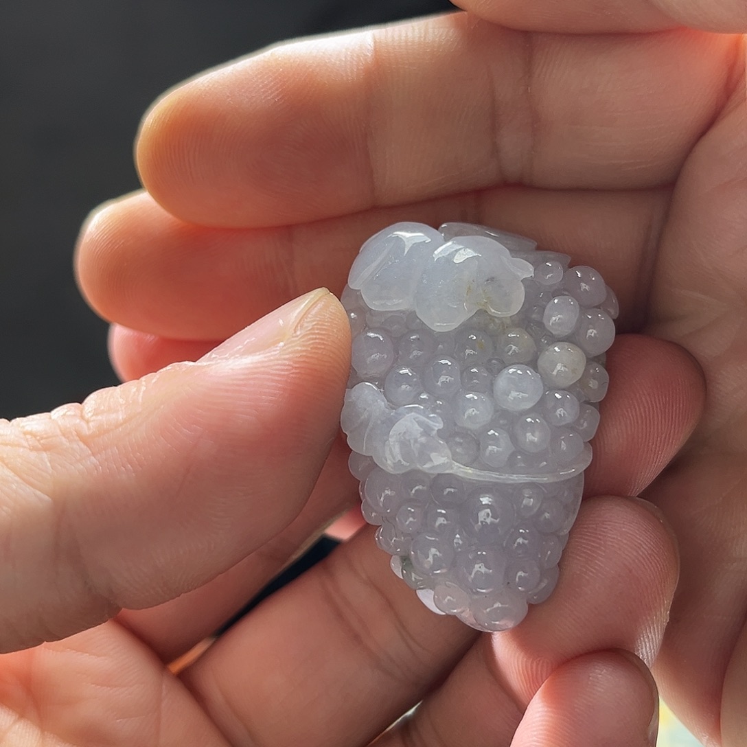 翡翠未镶嵌颈饰翡翠葡萄