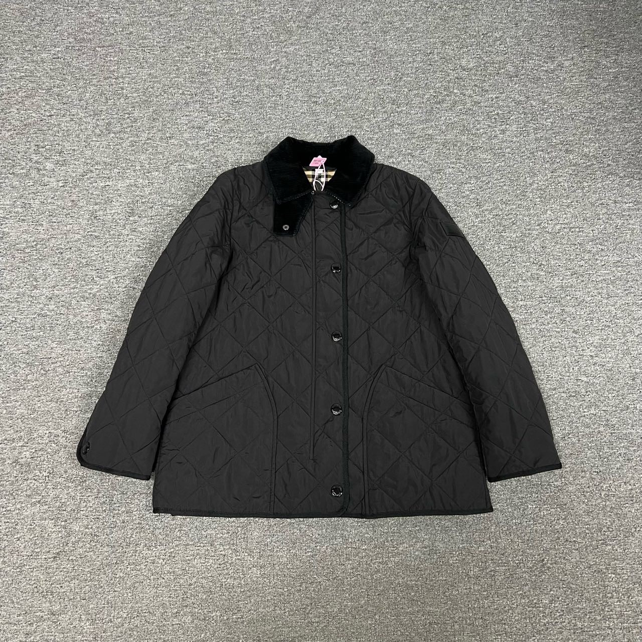 99新 AMIPARIS Burberry 白标黑色棉服s码