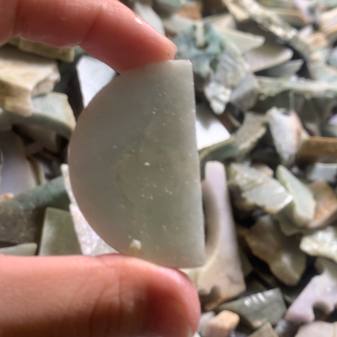 翡翠颈饰未镶嵌缅甸翡翠