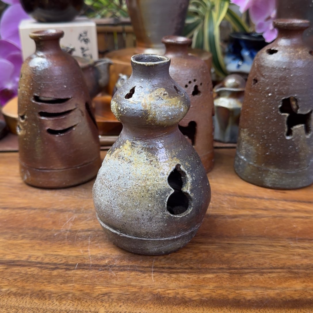 宇***8土器女士备前烧香炉福利一口价