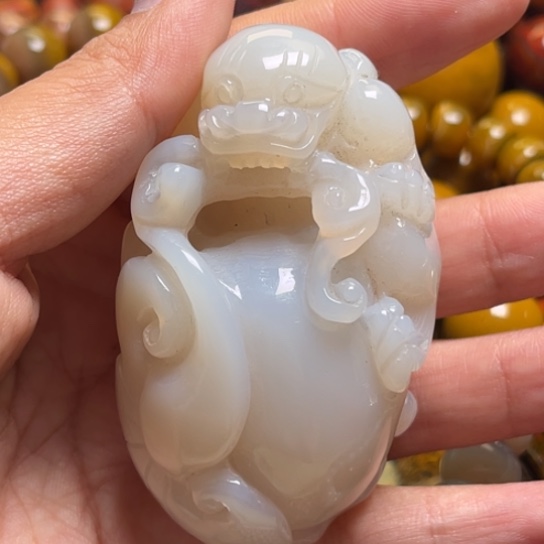 未镶嵌手把件玛瑙/玉髓