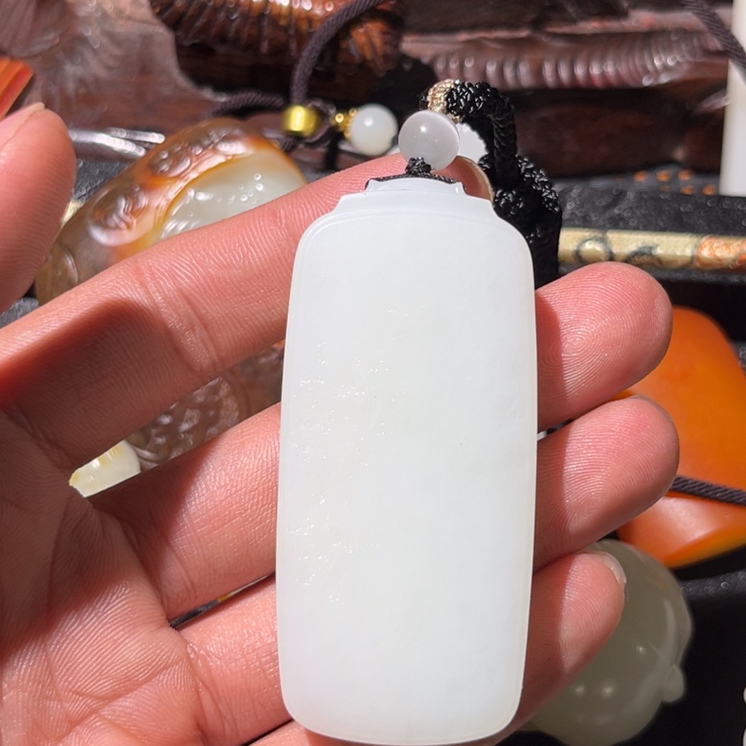 和田玉挂件未镶嵌小*