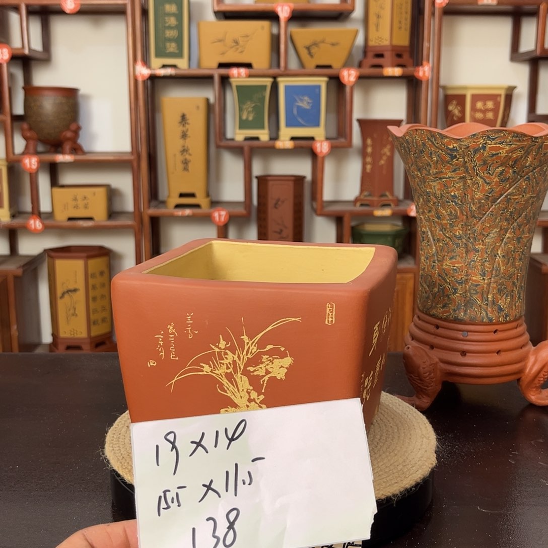 紫砂花盆紫砂花盆