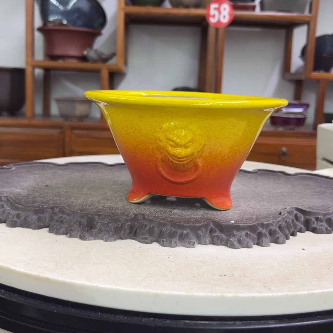 紫砂花盆瑕疵8-16。。。