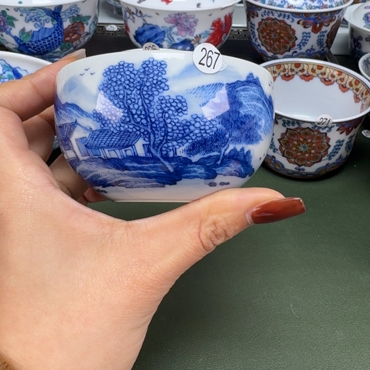 沙沙手工手绘茶具267
