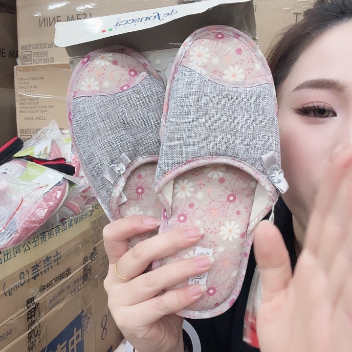 棉化纤灰色四季拖微瑕35-36码