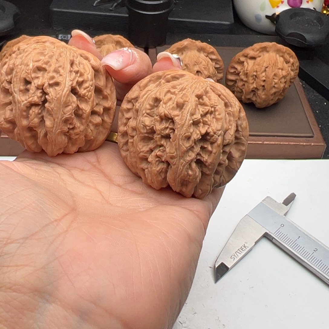 文玩核桃把件粗筋