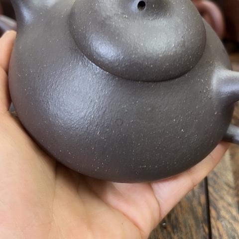 紫砂茶壶天清色乳瓢200cc