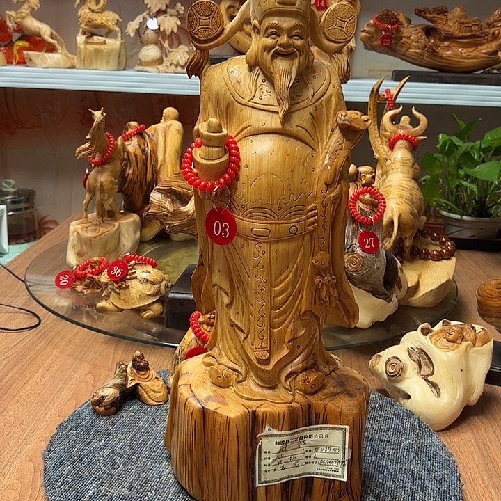 柏木把件崖柏摆件