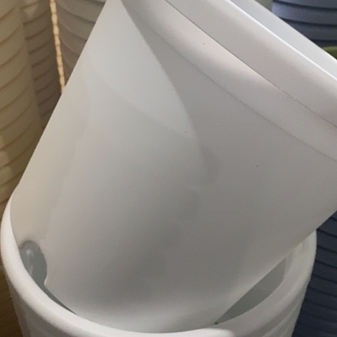 树脂四季4号纯白无托6个