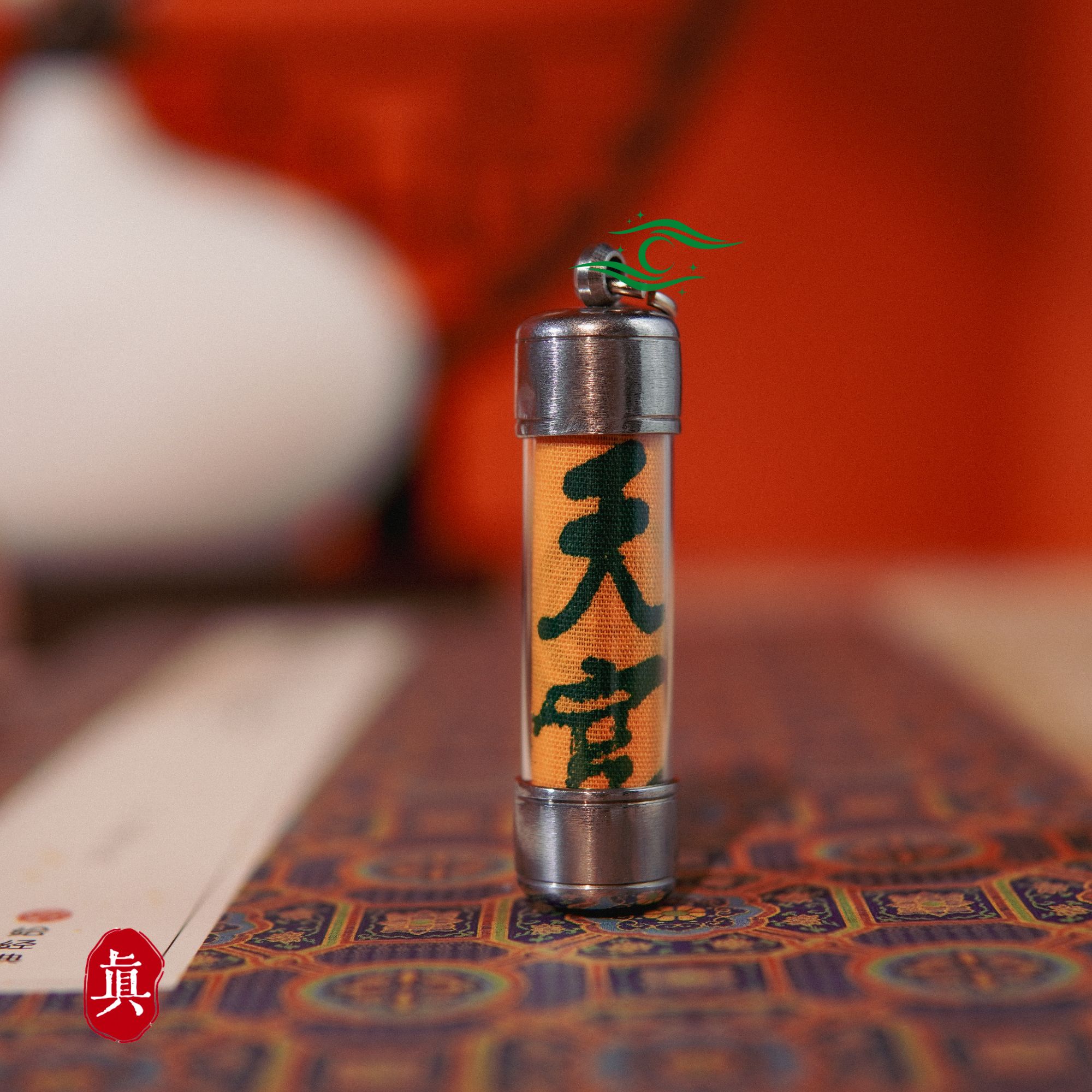 钛钢布艺吊坠 天关福管管时尚简约大方吊坠 星