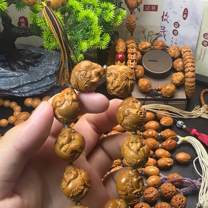 橄榄核手串/手链财神