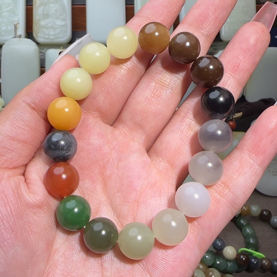 和田玉手链未镶嵌