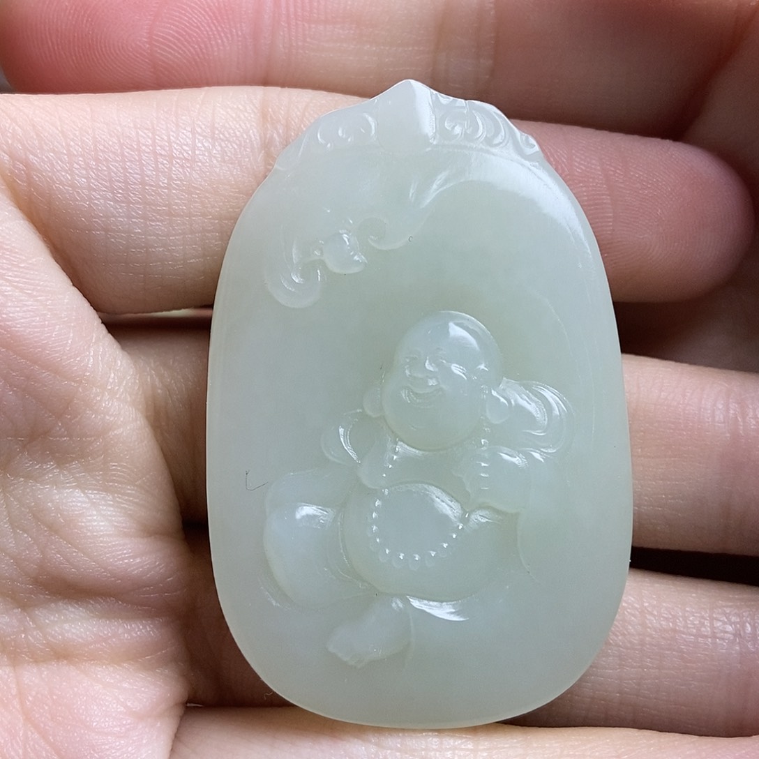 和田玉（糖玉）颈饰未镶嵌