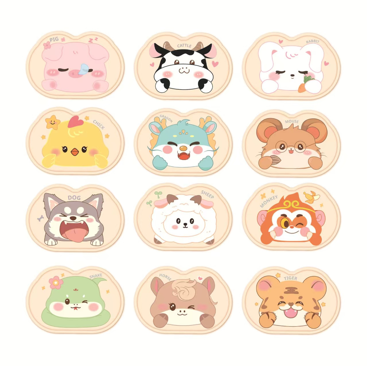 〖暖手宝〗十二生肖卡通穿戴式暖手暖足宝便携热敷神器