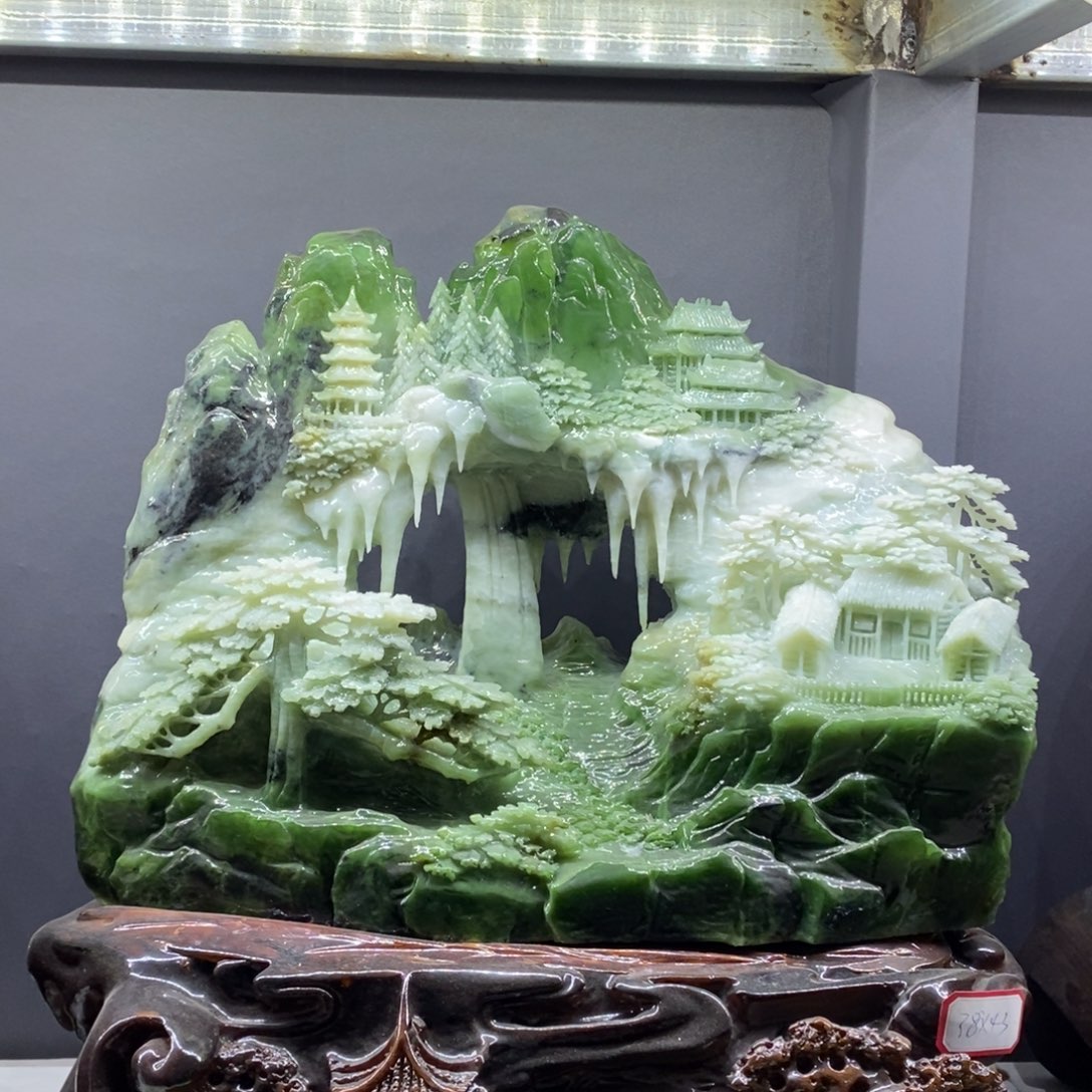 【闪购商品】蛇纹石玉（覆膜）珠宝奇石未镶嵌