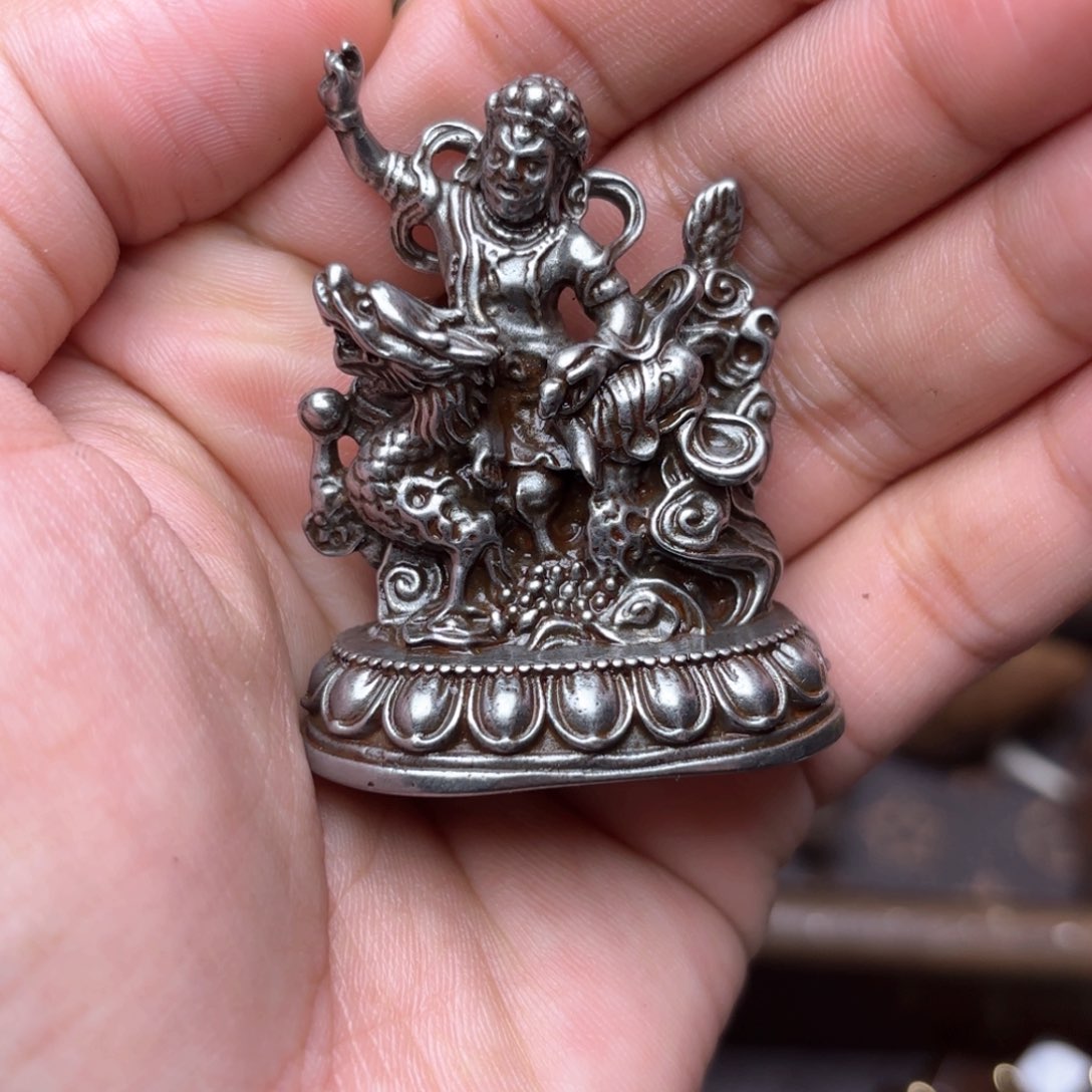 铜星月菩提吊坠项链