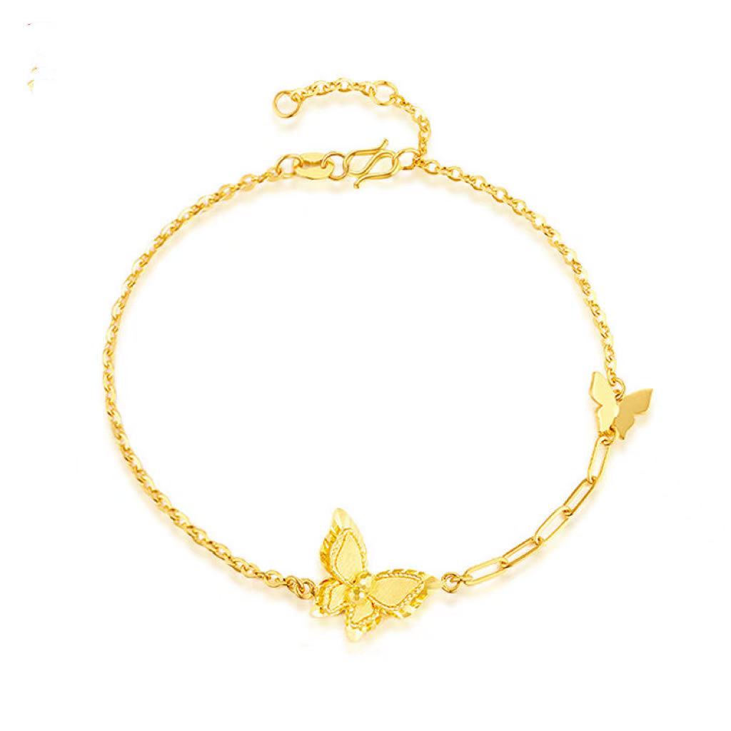 合金手链 高定精工蝴蝶时尚手链轻奢