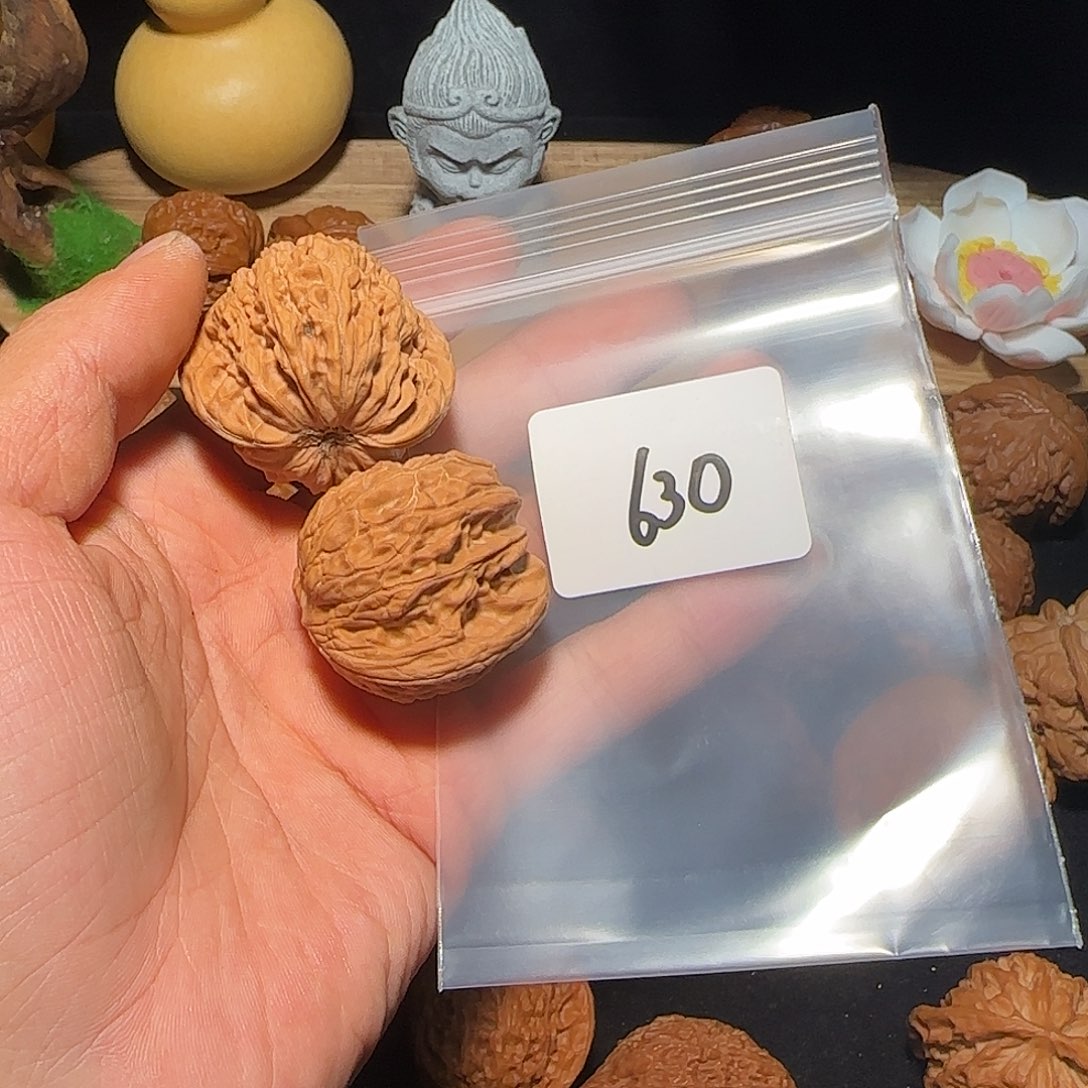 匚***丅文玩核桃把件630全品40磨盘